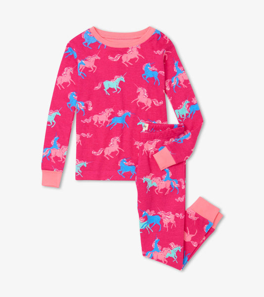 Hatley Frolicking Unicorns Organic cotton Pajama set