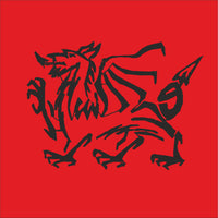 Custom Dragon T-Shirt Y Ddraig - Red or Black