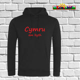 'Cymru Am Byth' Black Hoody