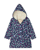 Hatley Confetti Hearts Sherpa Lined Colour Changing Splash Jacket