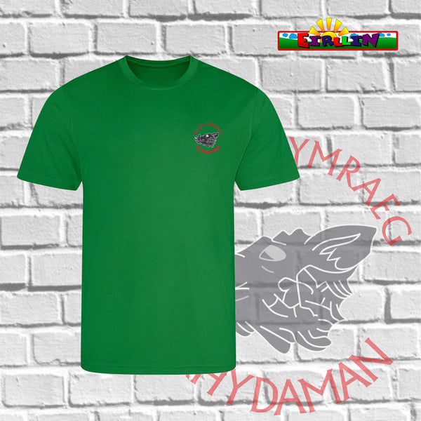 Ysgol Gymraeg Rhydaman Gym T-Shirt (JustCool 100% Polyester)