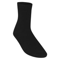 Zeco Socks Smooth Knit Ankle - Pk of 5 -Black