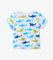 Hatley Great White Sharks Baby Graphic Tee