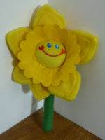 Daffodil Soft Toy With Face St David's Day Dydd Gwyl Dewi