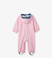 Hatley Terry Lined Baby Bundler Pink / Navy