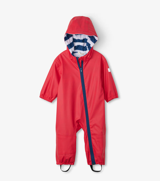 Hatley Terry Lined Baby Bundler Red / Navy