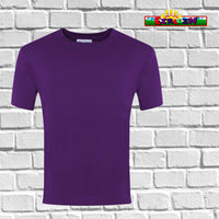 Crew neck T-shirt - Purple