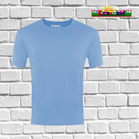 Crew neck T-shirt - Sky Blue