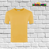 Crew neck T-shirt - Sunflower Yellow