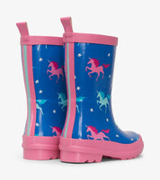Hatley Twinkle Unicorns Shiny Rain Boots