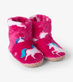 Hatley Twinkle Unicorns Fleece Slippers