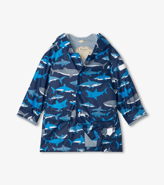Hatley Shark School Raincoat