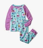 Hatley Mountaineer Alapacas Organic raglan pajama set.
